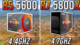 Ryzen 5 5600 vs Ryzen 7 5800X  Any Difference [upl. by Nerita]