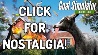 so They remastered Goat Simulator [upl. by Dulcia]