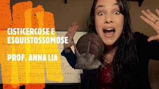 TERCEIRO ANO  PLATELMINTOS  CISTICERCOSE E ESQUISTOSSOMOSE  PROF ANNA LIA [upl. by Burlie]