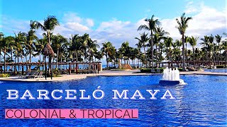 Barceló Maya Colonial Tropical Allinclusive resort Mexico 🇲🇽 Riviera Maya [upl. by Namzed]