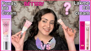 Ponds BB cream Vs Lakme CC cream✨ Which one is better What to buy kp styles [upl. by Noma]