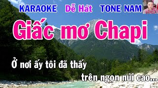 Karaoke Giấc mơ Chapi Tone Nam Nhạc Sống gia huy karaoke [upl. by Shumway449]