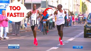 INSANE Marathon PACER Couldnt KEEP UP Eliud Kipchoge [upl. by Uriah]