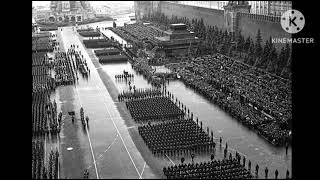 USSR Anthem  Victory Day Parade 1945 [upl. by Ariada267]