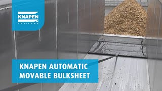 KNAPEN moving floor with automatic movable bulksheet [upl. by Arracahs]