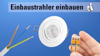 Einbauspots einbauen  Einbaustrahler verkabeln und erweitern [upl. by Ainud]