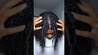 Loc Journey 🍃 Frizzy Locs locjourney starterlocs starterlocjourney frizzylocs locstyles [upl. by Polivy]