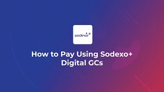 How to Pay Using Sodexo Digital GCs [upl. by Lekar]