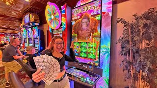 We Played The NEWEST Slot Machine In All Of Las Vegas Prepare For A MULTITUDE Of Bonuses [upl. by Montanez]