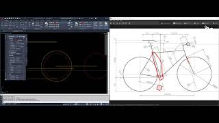 Ejercicio AutoCAD Bicicleta  AutoCAD Exercise Bicycle [upl. by Seavey]