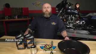 How to Change Oil on HarleyDavidson Touring Models by JampP Cycles [upl. by Spada]