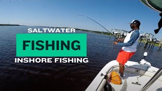 Saltwater Fishing  Inshore Fishing along NC Intracoastal Waterway [upl. by Jessica]