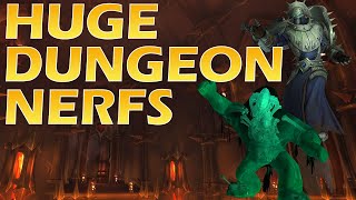 HUGE Dungeon and Mythic Painsmith Nerfs  91 Raid and Dungeon Tuning Aug 10 [upl. by Annayoj]