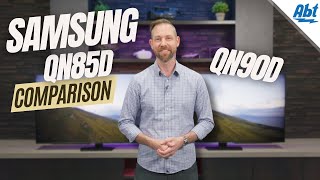 2024 Samsung Neo QLED Comparison QN85D vs QN90D [upl. by Ahtikal868]