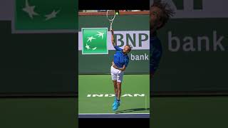 Medvedev 3 Serve Types Compared Slowmo video contrast rotation of flat slice amp kick serve shorts [upl. by Eiroj]