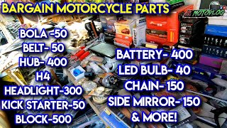 Presyong pang Bargain na Motorcycle Parts  Engine Parts  Accessories as low as 20 Pesos Mura dito [upl. by Ha170]