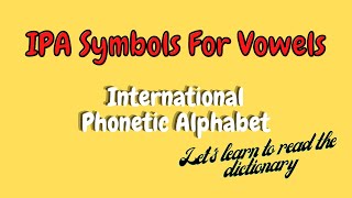 Pronunciation Skills Vowels  Diphthongs  Consonants [upl. by Rowen]