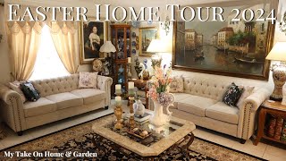 SPRING amp EASTER HOME TOUR 2024  English Country Manor House Style [upl. by Ahterod595]