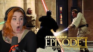 I finally got to witness the Duel of the Fates 🤯  STAR WARS THE PHANTOM MENACE Reaction  Pt 2 [upl. by Ablasor611]