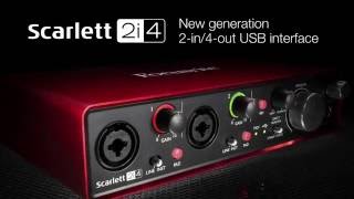 Focusrite The New Second Generation Scarlett 2i4 [upl. by Filberte]