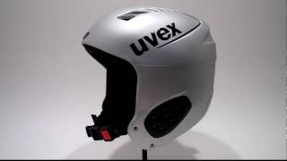 Uvex Wing Pro Race Helmet Silver Chrome Soft  ARTECHSKIcom  4134 [upl. by Meelas716]