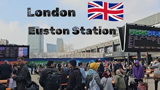 London Euston Station UK 🇬🇧 [upl. by Paxton]