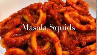 Goan Masala SquidsRestaurant Style [upl. by Llemej]