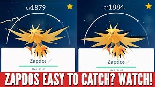 FIRST 2 SHINY ZAPDOS RAID CATCHES IN POKEMON GO LEGENDARY RAID ZAPDOS EASY CATCHES [upl. by Niklaus624]