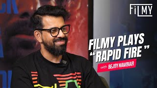 Rapid Fire With Bejoy Nambiar Insights From A Visionary Filmmaker  Dange  Filmy Plays [upl. by Yrennalf257]