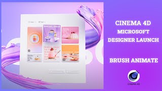 How to create brush animate in Microsoft Designer launch [upl. by Eynenihc]