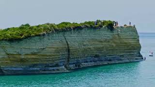 Sidari 🇬🇷 Walking Tour ❤️ Corfu in 4K UHD  Σιδάρι  Greece  Korfu Griechenland  Canal dAmour [upl. by Anuahsal]