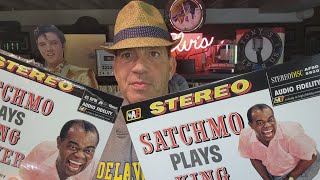 ANALOGUE PRODS 33 amp 45RPM quotSATCHMO PLAYS KING OLIVERquot ALBUM VS OG PRESS A REVIEW impressions [upl. by Noryahs327]