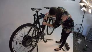 Installing an Offroad kit onto the Dillenger Expert Mountain Bike [upl. by Trab]