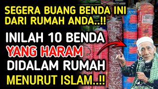 BUANG SEKARANG‼️10 Barang HARAM Yang Wajib Dibuang Dari Dalam Rumah Anda Menurut Islam [upl. by Kauppi]