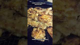 Turkey Chops Fried On Indoor Grill [upl. by Ryter]