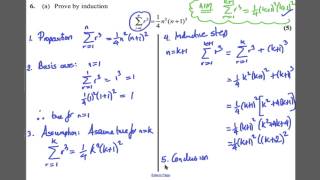 Further Pure Maths 1 Jan 2012 Q6 EDEXCEL [upl. by Dulcle]