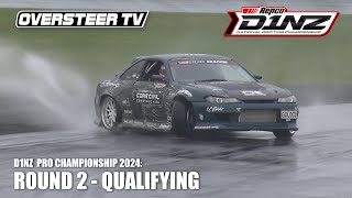 D1NZ Drifting Championship 2024 Round 2 Qualifying  Hampton Downs Motorsport Park [upl. by Nnairret]