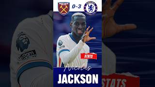 West Ham 03 Chelsea FC Nicolas Jackson Brace Stats Highlight  Premier League [upl. by Eustazio64]