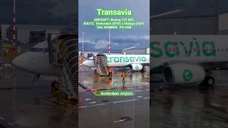 Planespotting at Rotterdam The Hague Airport transavia boeing [upl. by Molohs]