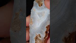 chalcedony with banded agatenaturalagate agate gemstone shorts youtubeshorts [upl. by Noby217]