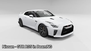 Nissan GTR R35 in BeamNG 048 [upl. by Erelia]