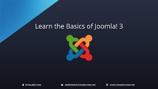 Learn the Basics of Joomla 3 [upl. by Leaw]