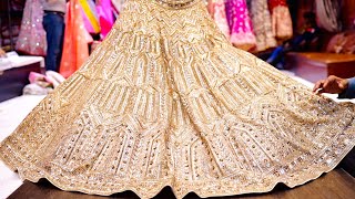 Bridal Lehenge with Non Bridal Lehenge Shopping in Chandni Chowk Bridal Lehenge shop Lehenge choli [upl. by Jasmina]