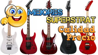 MEJORES Guitarras Tipo SUPERSTRAT Relación CALIDAD PRECIO Características Superstratocaster [upl. by Ledah]