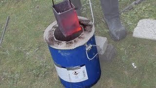 Making a Metal Melting Furnace Simple Effective Propane [upl. by Grunberg705]