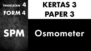 Paper  Kertas 3  Bab 3  Osmometer Bilingual  DwiBahasa [upl. by Layton]