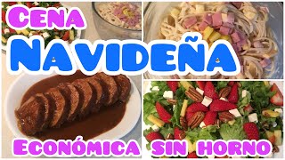 IDEA CENA NAVIDEÑA FÁCIL Y ECONÓMICA SIN HORNO [upl. by Leterg]