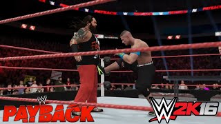 WWE 2K16  John Cena Vs Bray Wyatt  Payback 2014  PS5 [upl. by Myrvyn]