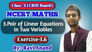 Class 10 Maths Chapter 3 Exercise 36 Solutions CBSE Board [upl. by Adnamas]