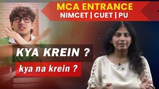 Best MCA Entrance Coaching  NIMCET  CUET  PU  VIT [upl. by Leugar463]